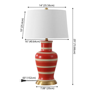 Julian 29" Ceramic LED Table Lamp